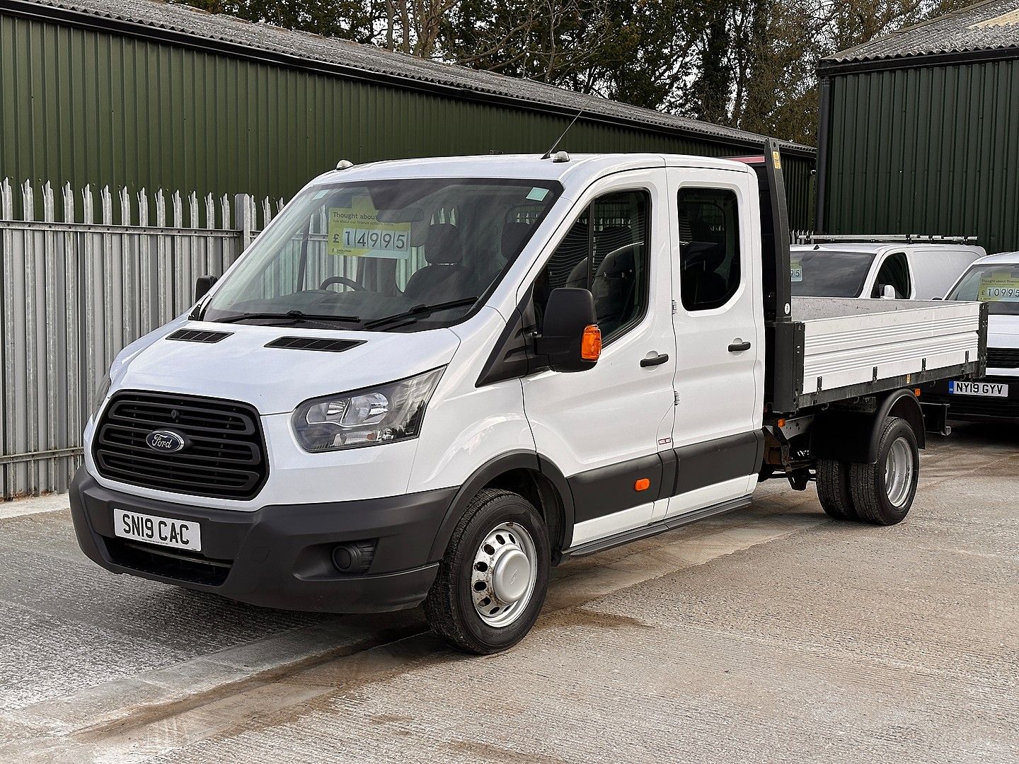 FORDTransit2.0TDCI 130PS 350 L3H1 D/Cab RWD for sale